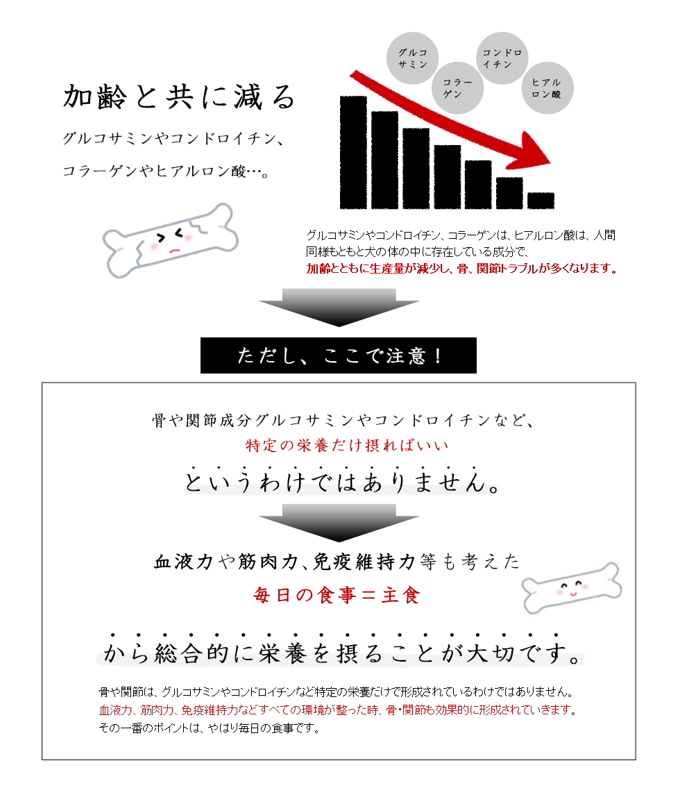 和漢みらいのドッグフード 特別療法食【骨関節・ヘルニア】　選択